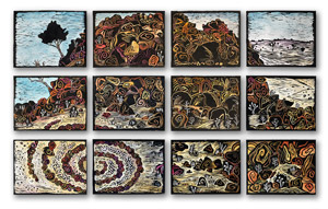 Fowlers Gap - Desert Spiral midday mural