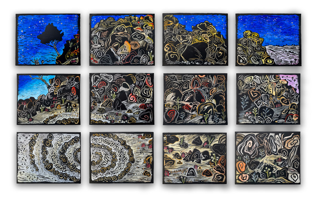 Desert Spiral Night