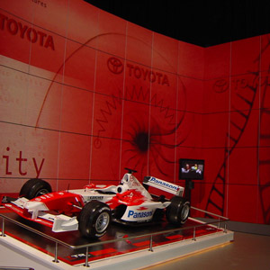 Sydney Motorshow 2004 Toyota wall graphic