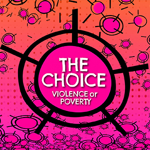 Data visualisation and report design for Dr Anne Summer's report The Choice - violence or poverty